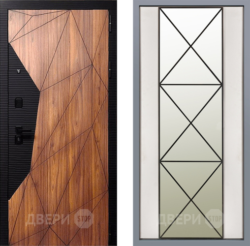 Дверь Заводские двери Морра Зеркало Перфекто Структурное дерево в Реутове