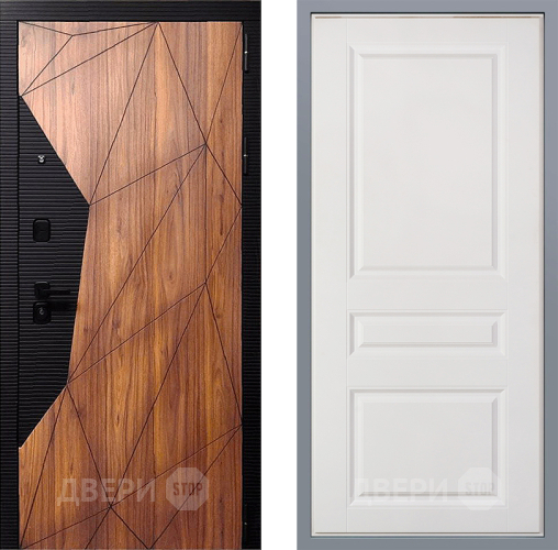 Дверь Заводские двери Морра Стокгольм Белый софт в Реутове