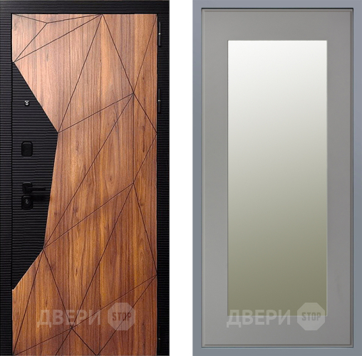 Дверь Заводские двери Морра Зеркало Модерн Грей софт в Реутове