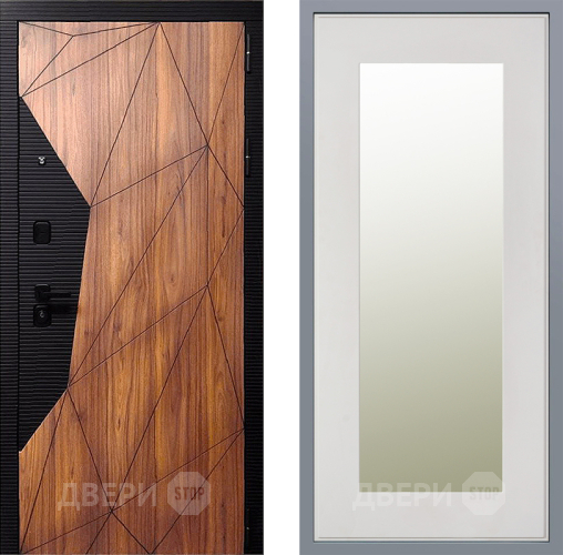 Дверь Заводские двери Морра Зеркало Модерн Белый софт в Реутове