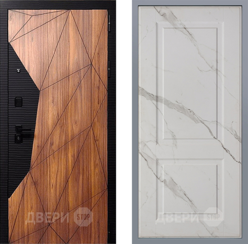 Дверь Заводские двери Морра Доррен Мрамор белый в Реутове