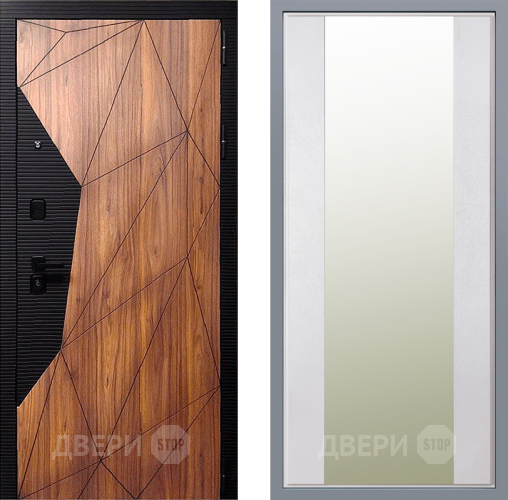 Дверь Заводские двери Морра Зеркало Макси Белый шелк в Реутове