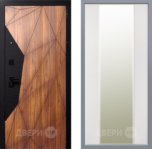 Дверь Заводские двери Морра Зеркало Макси Белый матовый в Реутове