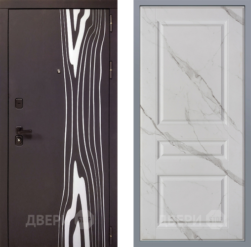 Дверь Заводские двери Леванте Стокгольм Мрамор белый в Реутове