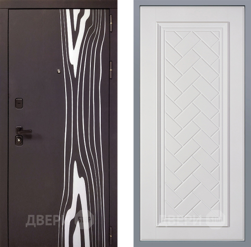 Дверь Заводские двери Леванте Упра Белый софт в Реутове