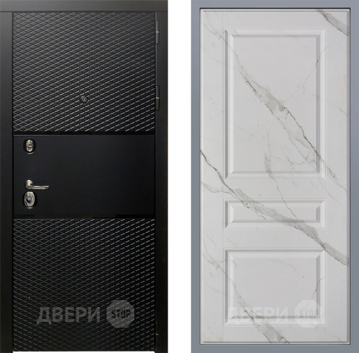 Дверь Заводские двери Тефлон Стокгольм Мрамор белый в Реутове