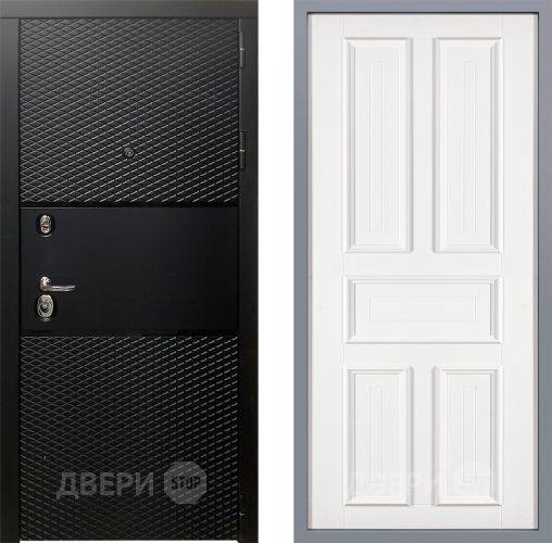 Дверь Заводские двери Тефлон Уругвай Белый софт в Реутове