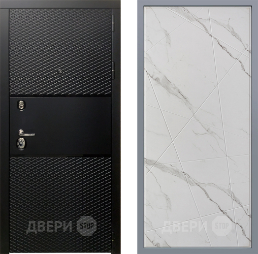 Дверь Заводские двери Тефлон Флитта Мрамор белый в Реутове