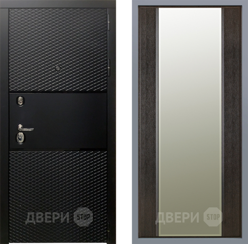 Дверь Заводские двери Тефлон Зеркало Макси Венге в Реутове