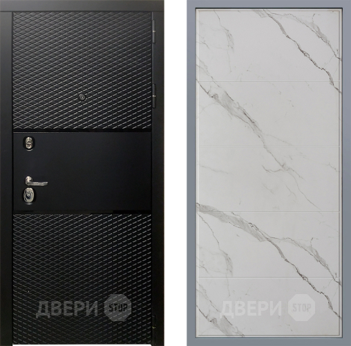 Дверь Заводские двери Тефлон Тривия Мрамор белый в Реутове