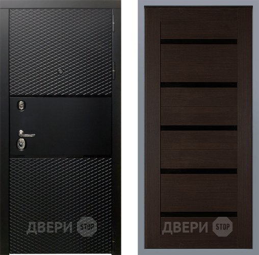 Дверь Заводские двери Тефлон СБ-1 орех тисненый в Реутове