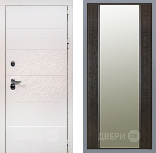 Дверь Заводские двери Дэко Вайт Зеркало Макси Венге в Реутове