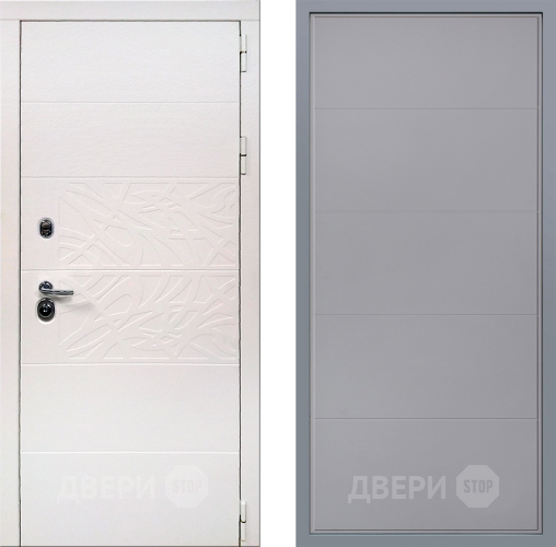 Дверь Заводские двери Дэко Вайт Тривия Грей софт в Реутове