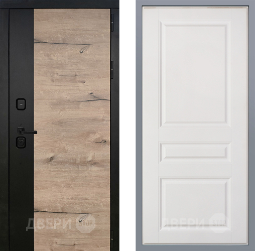 Дверь Заводские двери Ларте Стокгольм Белый софт в Реутове