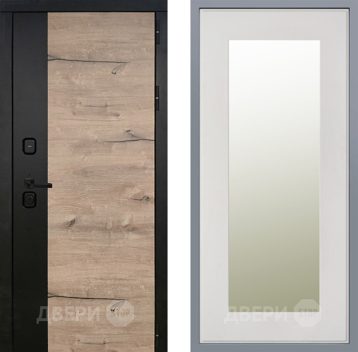 Дверь Заводские двери Ларте Зеркало Модерн Белый софт в Реутове