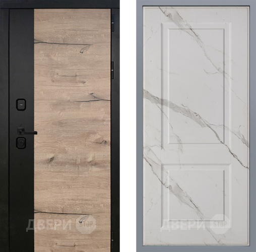 Дверь Заводские двери Ларте Доррен Мрамор белый в Реутове