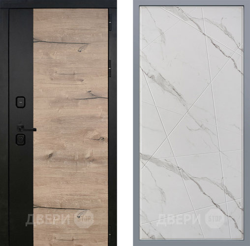 Дверь Заводские двери Ларте Флитта Мрамор белый в Реутове