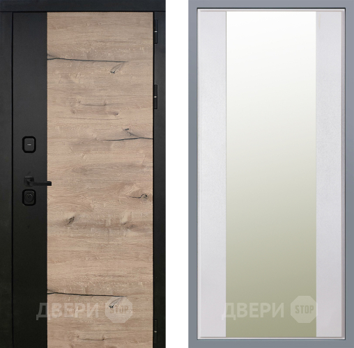 Дверь Заводские двери Ларте Зеркало Макси Белый шелк в Реутове