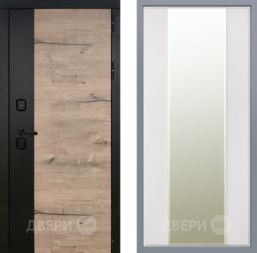 Дверь Заводские двери Ларте Зеркало Макси Белый матовый в Реутове