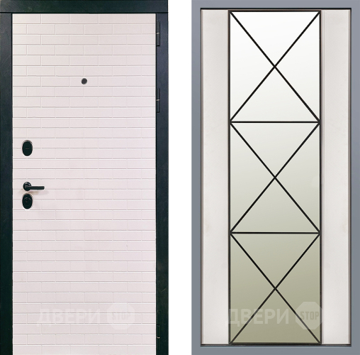 Дверь Заводские двери Сохо Зеркало Перфекто Структурное дерево в Реутове