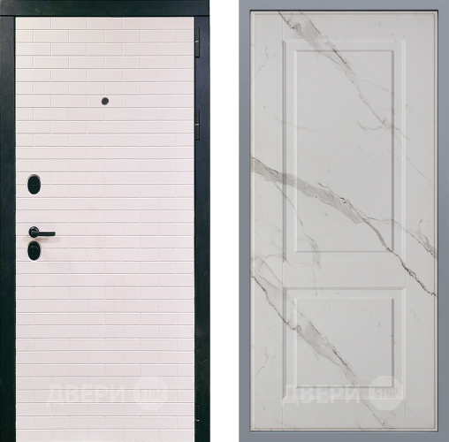 Дверь Заводские двери Сохо Доррен Мрамор белый в Реутове