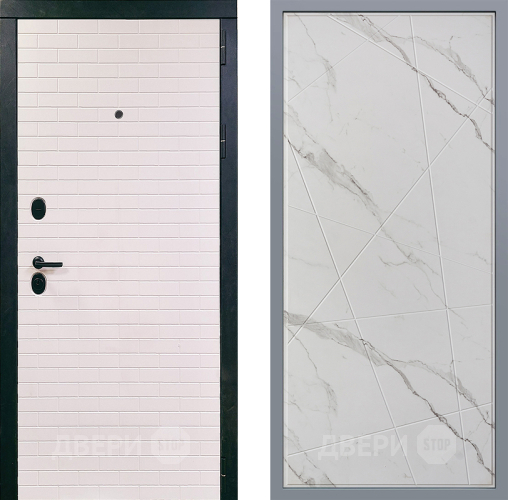 Дверь Заводские двери Сохо Флитта Мрамор белый в Реутове