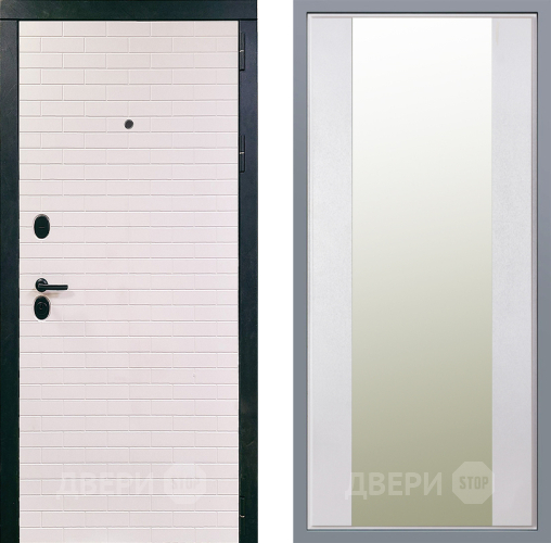 Дверь Заводские двери Сохо Зеркало Макси Белый шелк в Реутове