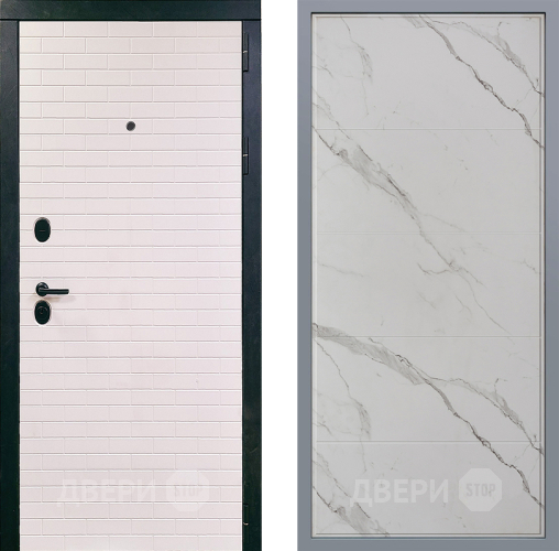 Дверь Заводские двери Сохо Тривия Мрамор белый в Реутове