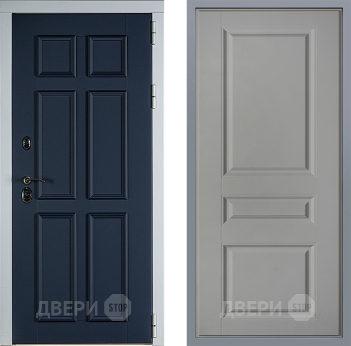 Дверь Заводские двери Стокгольм Стокгольм Грей софт в Реутове