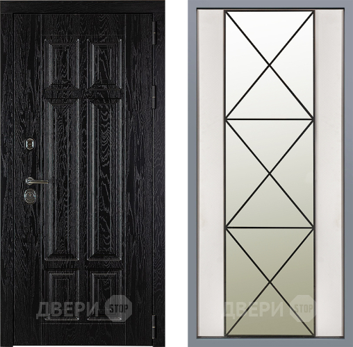 Дверь Заводские двери Мюнхен Зеркало Перфекто Структурное дерево в Реутове