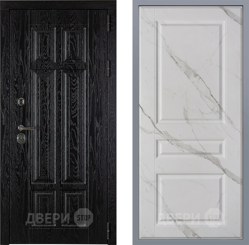 Дверь Заводские двери Мюнхен Стокгольм Мрамор белый в Реутове