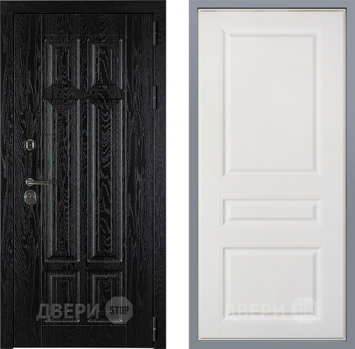 Дверь Заводские двери Мюнхен Стокгольм Белый софт в Реутове