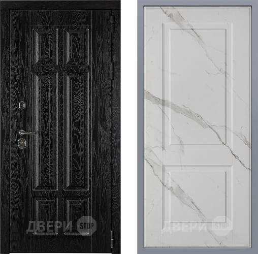 Дверь Заводские двери Мюнхен Доррен Мрамор белый в Реутове