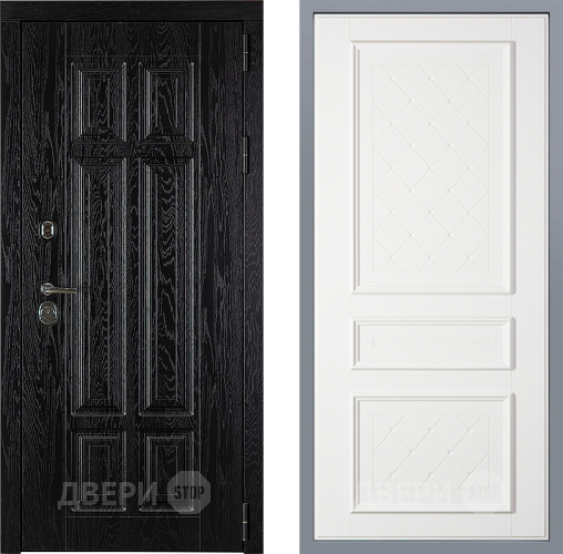 Дверь Заводские двери Мюнхен Урбино Белый софт в Реутове