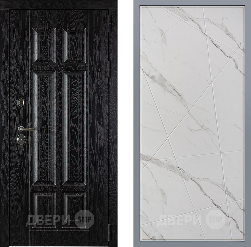 Дверь Заводские двери Мюнхен Флитта Мрамор белый в Реутове