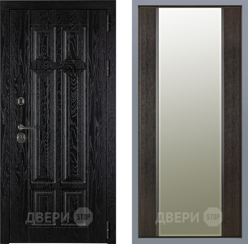 Дверь Заводские двери Мюнхен Зеркало Макси Венге в Реутове