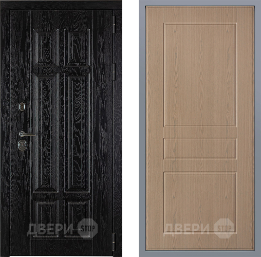 Дверь Заводские двери Мюнхен К-2 Беленый дуб в Реутове