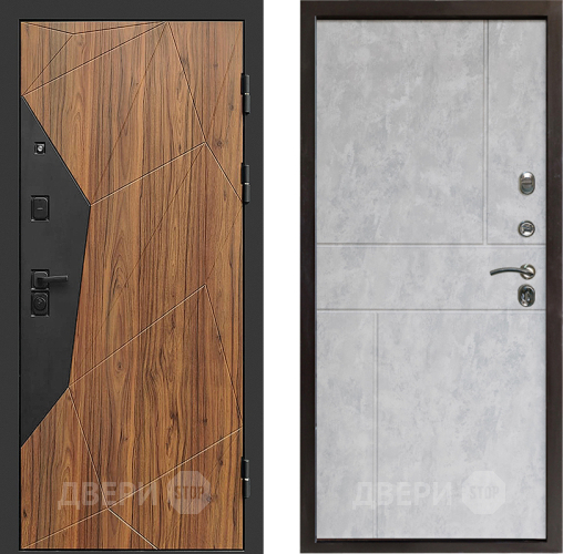 Входная металлическая Дверь Престиж Avangard Горизонт Бетон светлый в Реутове