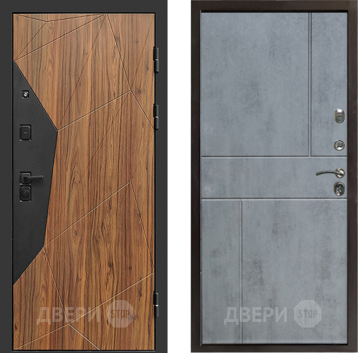 Входная металлическая Дверь Престиж Avangard Горизонт Бетон темный в Реутове