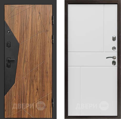 Входная металлическая Дверь Престиж Avangard Горизонт Бетон белый в Реутове