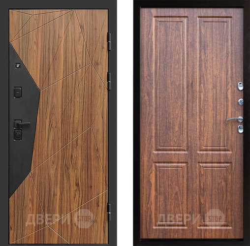 Входная металлическая Дверь Престиж Avangard Премиум Орех светлый в Реутове