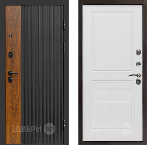 Входная металлическая Дверь Престиж Prestizh Классика Белое дерево в Реутове