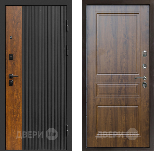 Входная металлическая Дверь Престиж Prestizh Классика Дуб в Реутове