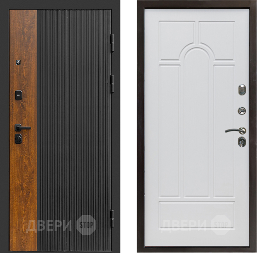 Входная металлическая Дверь Престиж Prestizh Арка Белое дерево в Реутове