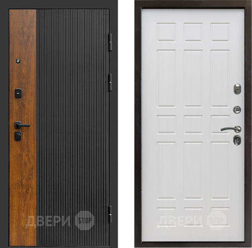 Входная металлическая Дверь Престиж Prestizh Спарта Лиственница белая в Реутове