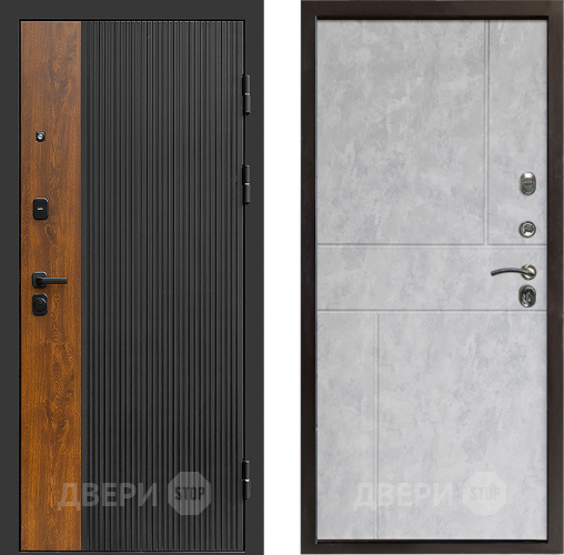 Входная металлическая Дверь Престиж Prestizh Горизонт Бетон светлый в Реутове