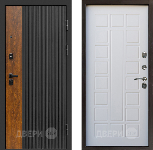 Входная металлическая Дверь Престиж Prestizh Престиж Белое дерево в Реутове