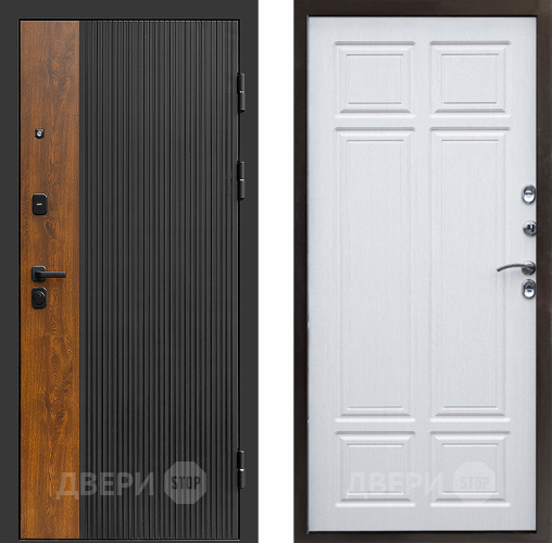 Входная металлическая Дверь Престиж Prestizh Премиум Лиственница белая в Реутове