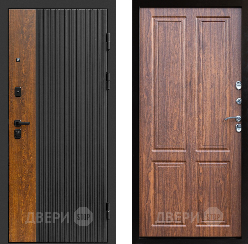 Входная металлическая Дверь Престиж Prestizh Премиум Орех светлый в Реутове