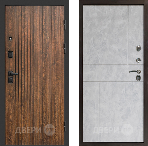 Входная металлическая Дверь Престиж Tvist Горизонт Бетон светлый в Реутове